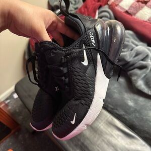 Nike Women's Black and White Air Max Sneakers